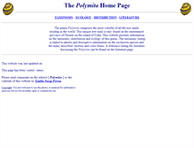 Tablet Screenshot of polymitahomepage.com